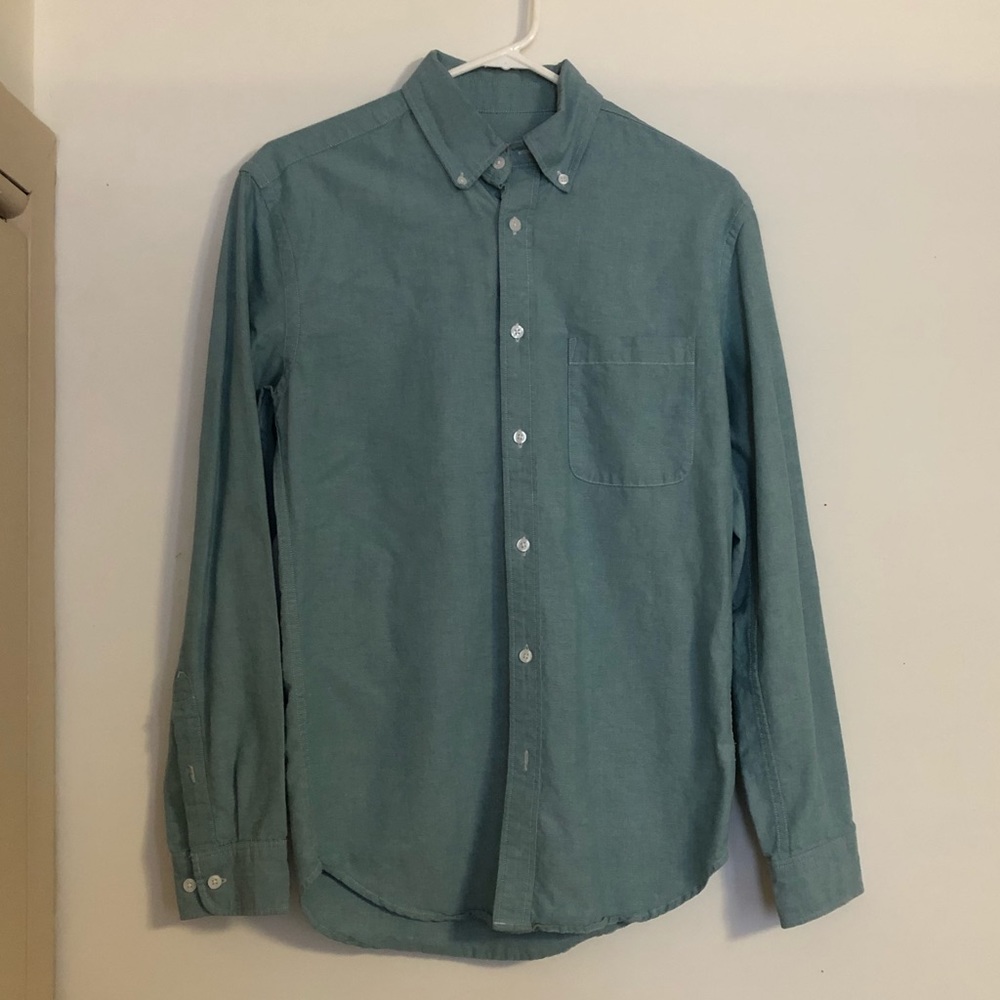 Merona men’s long sleeve button down shirt small